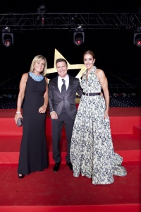 Dr. Mañero, Rosa Clará y Elsa Anka