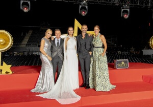 Marta Sánchez, Iván Mañero, Paloma Cuevas, Iván Sánchez y Elsa Anka